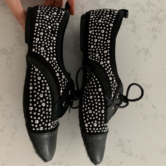 Black sparkly Marilyn Moda shoes - Picture 3 of 4